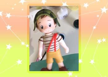 آموزش ساخت عروسک دکوری طرح پسرک